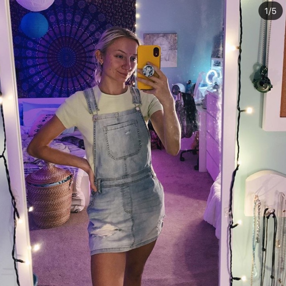 Jeans Overall Skirt!!